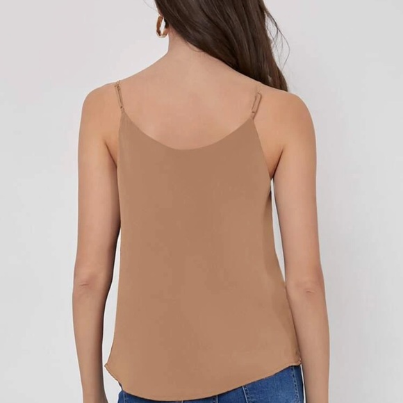 Minimalist dressy tank top v neck cami white - Picture 14 of 14